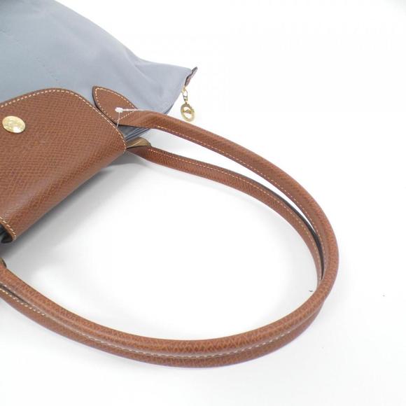 Longchamp Le Pliage Medium Nylon Shoulder Bag Silver - Picture 5 of 6